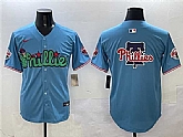 Men's Philadelphia Phillies Team Big Logo Light Blue Phanatic Limited Stitched Jersey,baseball caps,new era cap wholesale,wholesale hats